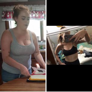 Brooke Marie (down from 193 to 126 pounds in less than a year)